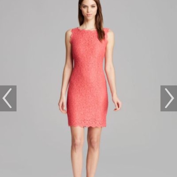sleeveless coral dress